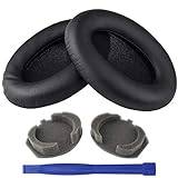 WH-1000XM3 Ear Pads, BUTIAO Replacement Protein Leather Ear Cushions Cups Memory Foam Earpads Earmuffs for Sony WH-1000XM3 WH1000XM3 WH 1000XM3 Over-Ear Headphones - Black