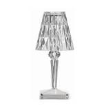 3colors Diamond Table Lamp Crystal Led Bar Table Lamp Rechargeable Touch Sensor Dimming Bedside For