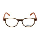 Converse designer reading glasses q014-brown-stripe-48 in brown stripe and orang