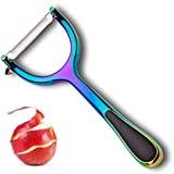 Premium Y Shaped Vegetable Peeler - Taylors Eye Witness, Great Go-to Kitchen Gadget, with Sturdy Zinc Aluminum Construction with Iridescent Colouring, Glides Easily Over Apple, Carrot Or Potato.