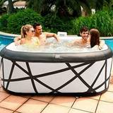 MSPA BOLD LOOKING Square Soho Bubble Inflatable Hot Tub