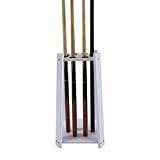 DENGS Billiards Pool Cue Rack,Snooker Cue Rack,Holds 8 Cues,Snooker Accessories for Schools, Homes, Clubs,Carrier Accessory,White/White / 8 Holes