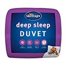 Silentnight Deep Sleep Single Duvet 7.5 Tog – Mid-Lightweight Soft and Comfortable Quilt Duvet Ideal for Spring and Summer – Hypoallergenic and Machine Washable - Single – 135x200cm , White