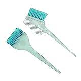 Hair Dye Brush, Home Safe Ergonomic Hair Dye Brush Comb For Hairdresser (Green)