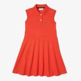 Kid Girl's Coral Polo Shirt Dress