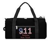 September 11 Remember Never Forget Travel Gym Bag with Shoes Compartment And Wet Pocket Funny Tote Bag Duffel Bag for Sport Swimming Yoga