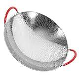 ABOOFAN Stainless Steel Binaural Stem Wok Stainless Steel Pot Fondue Pot Double Handle Stainless Steel Pans Noodle Pot Cooking Tool Korean Pot Cooking Pot for Home Hot Pot Japanese Food