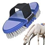 Mashin Horse Grooming Brush - Grooming Tool for Horses,Horse Cleaning Brush, Flexible and Bendable Brush, Soft Brush for Horse Grooming Care