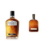Jack Daniel's Gentleman Jack Limited Edition Whiskey, 1Litre & Woodford Reserve Bourbon Whiskey, 70cl