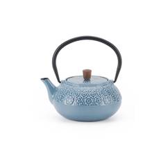 Enameled Cast Iron Teapot | Sakura | Blue