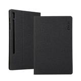 ENKAY Cloth Texture Leather Stand Smart Case for Samsung Galaxy Tab S7 11.0 T870 / T875 - Black