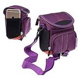Navitech Purple Camera Shoulder Bag Compatible With Canon EOS M50 Mark II Mirrorless Digital Camera