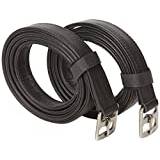 Cwell Equine New Soft Stirrup Leathers Black Choice of Sizes (60")