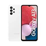 Samsung Galaxy A13 Mobile Phone SIM Free Android Smartphone 6.6 Inch Infinity-V Display, 4GB RAM, 64GB Storage, 5,000 mAh Battery, White, Android 12 (Renewed)