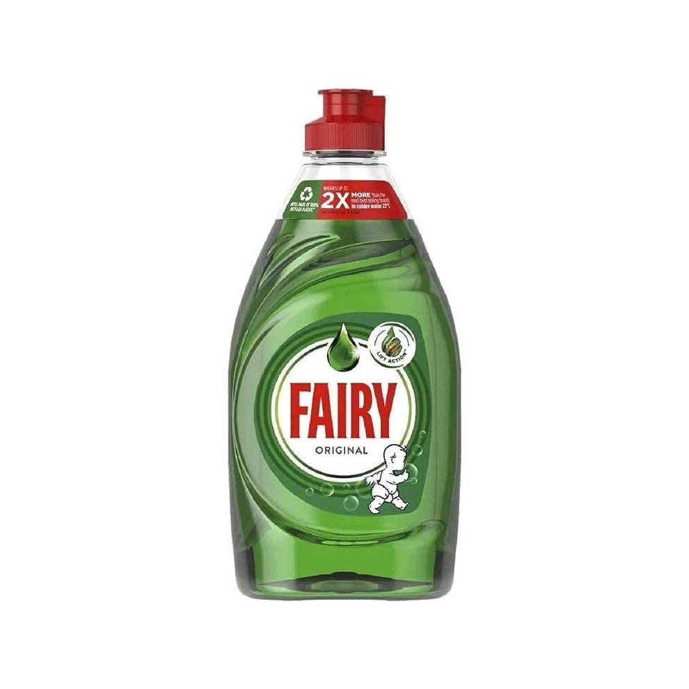 Fairy Clean and Fresh Original Washing Up Liquid 320 ml Each (Pack of 5)