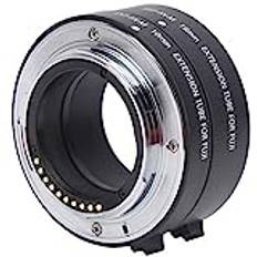 10mm 16mm Macro Autofocus Close‑Up Extension Tube Adapter,Metal Auto Focus Macro Extension Tube Adapter Ring for Fuji X Mount Camera