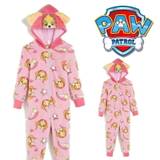 Girls Pink Soft Fleece Paw Patrol 'Skye' Onesie Pyjamas Sleepsuit - 1-2Years