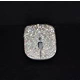 Creative diamond crystal wireless mouse suitable for Apple laptop macbookair white wireless mouse diamond mouse wireless mouse wireless bluetooth mouse ladies mouse