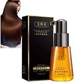 Hair Oil Serum for Frizzy Hair, Smooth & Shine Anti-frizz Hair Serum, Hair Oil For Frizzy Hair | Argan Essence For Hair, Smoothing Natural Hair Care Essential Oil Reduce Dry, Damaged Hair, 60ml (1pc)