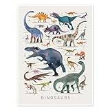 Dinosaurs II Poster by Dieter Braun 50 x 70 cm Colourful Gift ideas Wall decor