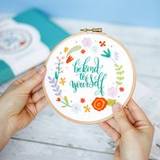 Be Kind To Yourself Embroidery Kit - One Size