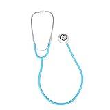 Double Head Stethoscope, Lightweight Dual Head Stethoscope Sethoscopic Estetoscopio Medical Health Care Tool for Listening To Different Parts Of Bodies Sound(blue)