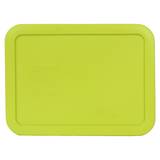 Pyrex 7210-PC 3 Cup Edamame Green Rectangle Plastic Food Storage Lid, Made in USA