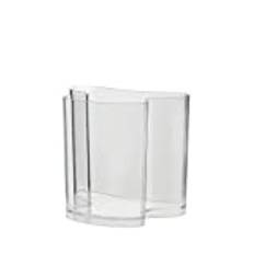 Guzzini - Home, Decorative Vase/Magazine Holder Isola - Transparent, 34 x 22,8 x h31 cm - 28930000