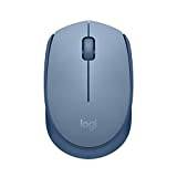 Logitech M171 Wireless Mouse for PC, Mac, Laptop, 2.4 GHz with USB Mini Receiver, Optical Tracking, 12-Months Battery Life, Ambidextrous - Grey