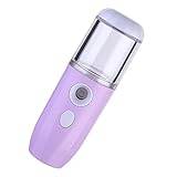1Pc Hydrating instrument facial steamer mist spray skin care humidifier Face Sprayer portable face humidifier hand held steamer face humidifier for water meter moisture abs purple