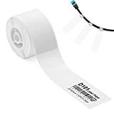 Label Maker Tape Compatible for NIIMBOT D101, Cable Label Paper Waterproof Anti-Oil Scratch-Resistant Labels Sticker for Home Office Organization 25x78mm 90PCS(Cable White)