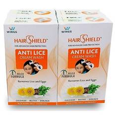 Hairshield anti lice cream wash free head lice comb with every pack 4 ,30ml