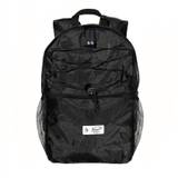 Nessa Rip Stop Backpack With Bungee Cord In Black - Black / ONE SIZE