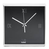 Tic & Tac Wall clock plastic material black