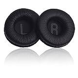 Earpads for JBL Tune 600 BTNC 500BT T450, Replacement Ear Cushion Pads with Protein Leather and Memory Foam for JBL Tune T450BT 500 JBL JR300 Wireless Headphones, Pack of 2, Black
