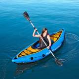 Bestway Hydro-Force Cove Champion Inflatable Kayak with Oar, 1 Person - 275cm x 81cm x 45cm