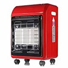 zhouye 4200W Portable Gas Heater, Ceramic Space Calor Heater, ODS Hypoxia Protection, Standing Rotary Mobile Heating Cabinet Apply to Gazebo Patio Garden