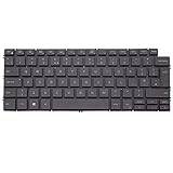AJPARTS UK New Keyboard Replacement For DELL Inspiron 7391 7300 5400 2-in-1 Laptop Notebook Black UK Layout Backlit Keyboard QWERTY Without Frame