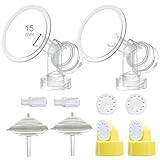 Maymom Breast Shield Set and Accessories for Medela Freestyle Breast Pump (15 mm)
