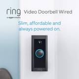Ring Video Doorbell Wired by Amazon | Doorbell camera