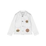 Stella McCartney Kids - White Silly Sandwich Denim Jacket - Kids - Spandex/Elastane/Cotton/Polyester