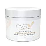 Skin Clearing Acne Spot Treatment and Face Mask – Natural and Fast-Acting Witch Hazel, Bentonite Clay, and Kaolin Clay Mask Helps Clear and Prevent Adult and Teen Breakouts by Eva Naturals, 60 ml