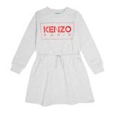 Kenzo Kids Logo cotton-blend sweatshirt dress