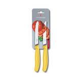 Victorinox Swiss Classic 2 x 11cm Tomato/Utility Knife Set Yellow (67836L118B)