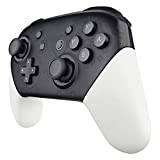 eXtremeRate White Replacement Handle Grips for Nintendo Switch Pro Controller, DIY Custom Hand Grip Shell for Nintendo Switch Pro - Controller NOT Included