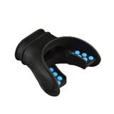 Snorkel Mouthpiece Regulator Diving Mouthpiece Universal Accessory Replacement Scuba Silicone Respirator Blue - Black