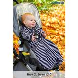 JoJo Maman Bébé Navy Stripe 2.5 Tog Travel Baby Sleeping Bag