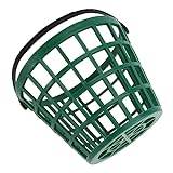 VANZACK Golf Accessories Small Ball Holder Container Ball Basket· Golf Range Baskets Bucket Holds Golfball Basket Golf Ball Holder Basket Metal Golfball Container Golf Cart Storage Man