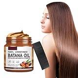Batana Oil, Organic Batana Oil For Hair Growth Dr Sebi, 120g Batana Hair Cream Batana Oil Butter as Hair Mask, Scalp and Hair Oil, 100% Pure Natural Batana Oil For Healthy Hair (1 Pack)