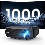Smart Outdoor 4K Projector with 5G WiFi Bluetooth, 950 ANSI Lumen Home Cinema Projector 300'' Display, Auto Keystone, Android TV Projector 2G+16G Support 8000+Apps Netflix, For TV Stick HDMI ARC USB